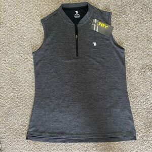 TBY Sleeveless Shirt Women’s XL Grey Workout Gym Travels Together With You NWT